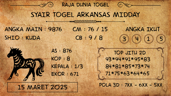 Prediksi Arkansas Midday