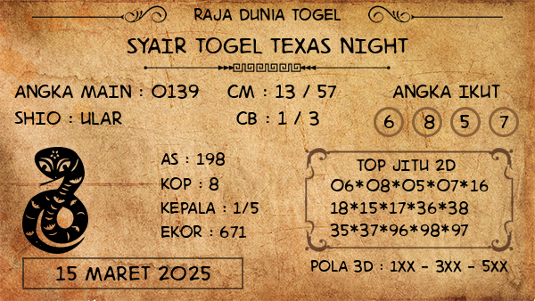 Prediksi Texas Night