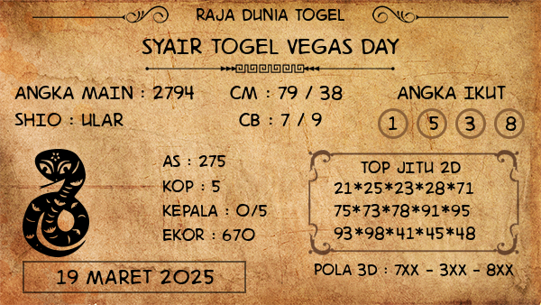 Prediksi Vegas Day